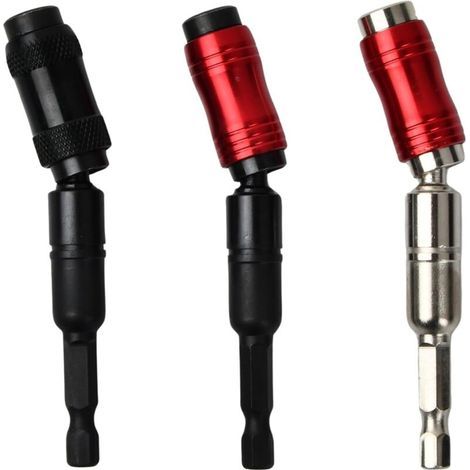 3-teiliger, schwenkbarer Magnetbithalter, 1/4"-Magnetbithalter, Magnetbithalter für 1/4"-Bohrschrauber