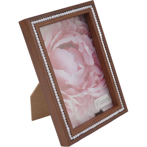 Cadre photo vintage à l'aspect exquis, couvercle transparent, ornement pour la décoration intérieure, cadeau de Noël, taille S (12,1 x 17,2 x 2 cm / 4,7 x 6,8 x 0,8 po) (1/5)