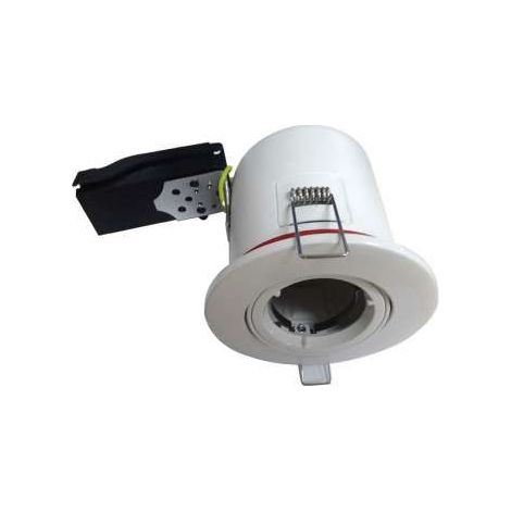 Supporto per punti GU10 Ø100mmx120mm bianco fisso