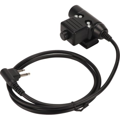 Adaptateur PTT Double Connecteur M Étanche pour Casque Motorola SV10 SV11 SV21 (1/5)