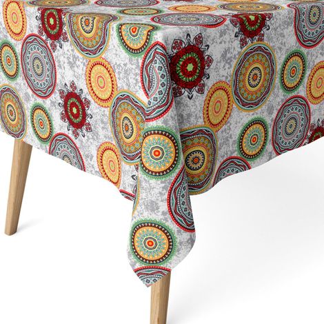 Nappe Anti-Taches pour Table rectangulaire Taille 250 x 140 cm Nappe Anti-Taches au Toucher Extra Douce et imperméable, Couleur Verte, Vert (1/5)