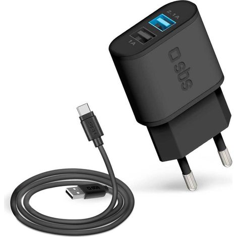 Cargador de Pared SBS TEKITTRC2U2AFASTK USB C 2100 mAh 8018417258831 S5608290 SBS