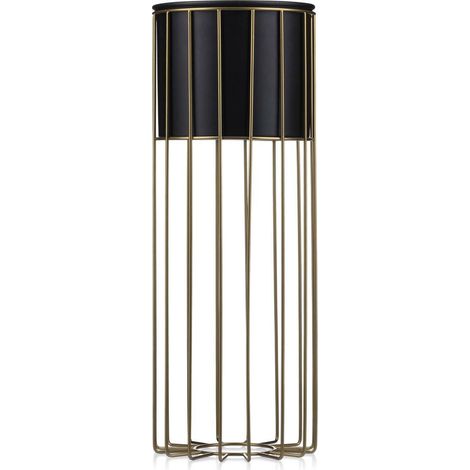 Moderner Blumenständer 55 Gold Schwarz
