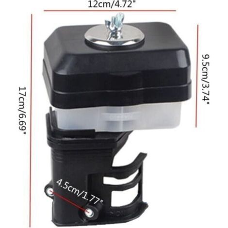 Filtre à air de bain d'huile 168 170F Assemblée pour moteur GX120 GX140 GX160 GX200, durable, facile à installer, générateur, motoculteur, tondeuse