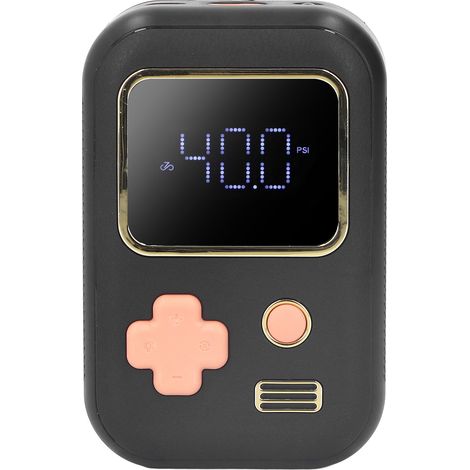 Compresseur d'air portatif électrique avec manomètre, gonfleur de pneus pour voiture, vélo, moto, batterie intégrée, pompe à air sans fil. (1/5)