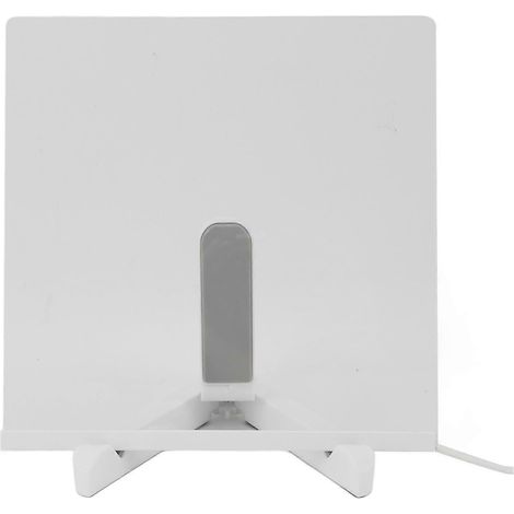 Tableau blanc effaçable à sec en acrylique avec éclairage LED et support, 7 stylos de couleur et 2 chiffons pour écrire et prendre des notes. (1/5)