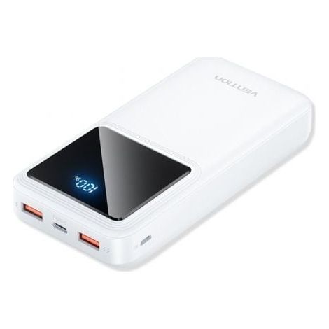 Powerbank 20000mAh Vention FHLW0/ 22.5W/ Blanca