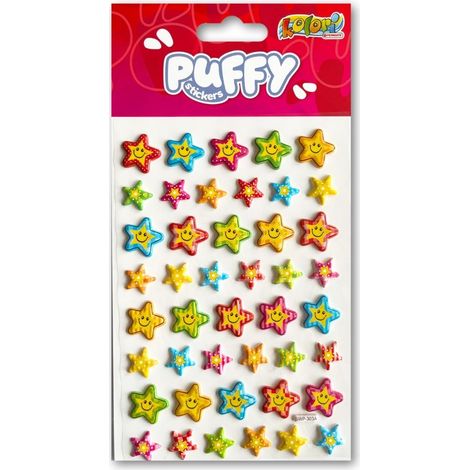 Puffy Star Cookies Aufkleber