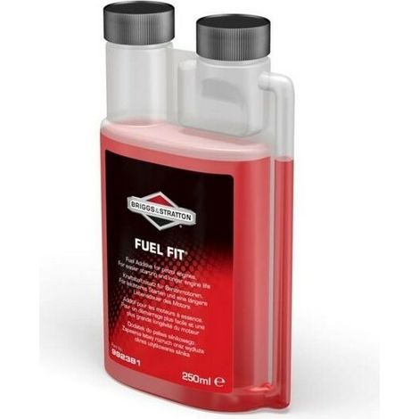 Additif Essence - 250 ml - Pour Moteurs 2T et 4T - Stabilisation Carburant Jusqu'à 24 Mois - Pour Tondeuses Motoculteurs