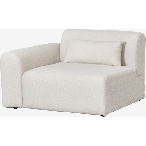 Modulo angolare sinistro per divano modulare in tessuto bouclé Borjan SKLUM (1/5)