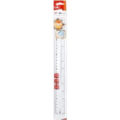 Pioner 30 cm Lineal, transparent, Feinkost