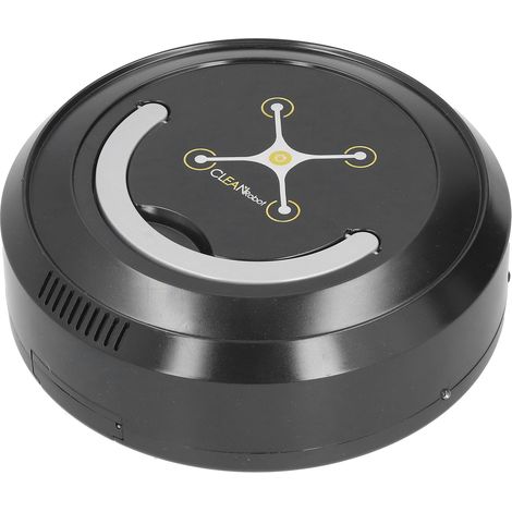 Intelligenter Saugroboter, USB-aufladbar, automatische Reinigung für Haus und Wohnzimmer, schwarz (1/5)