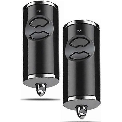 Lot de 2 télécommandes portables pour porte de garage, fréquence 868,3 MHz. (1/3)
