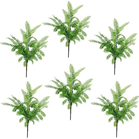 6 x 55cm Himilayan Maidenhair Fern Bush Light Green Plant (1/5)