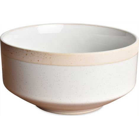 Coupelle en grès naturel blanche D15.5cm (1/5)