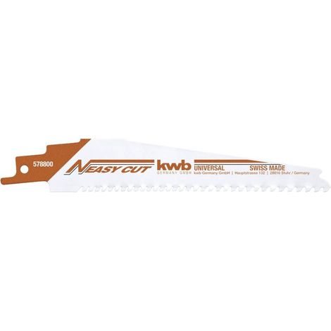 Hoja de sierra kwb 578800 bimetálica 150 mm Easy-Cut