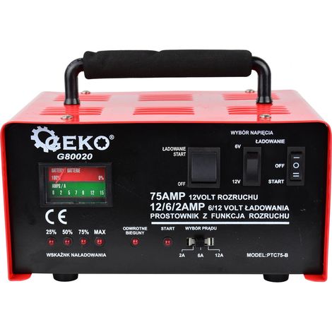 Redresseur de démarrage geko 75A 6/12V(1) (1/5)