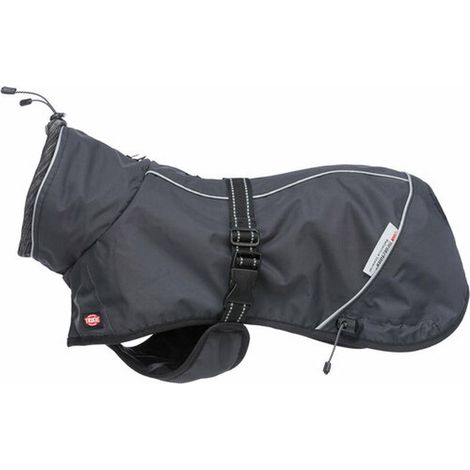 Trixie Calvi Wasserdichter Mantel Schwarz für kleinen Hund