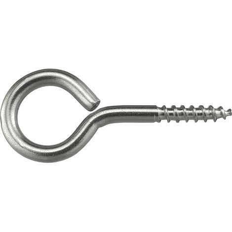 Occhioli Inox A2 per legno 3,3 x 20 x 10 mm. - 6 pz.