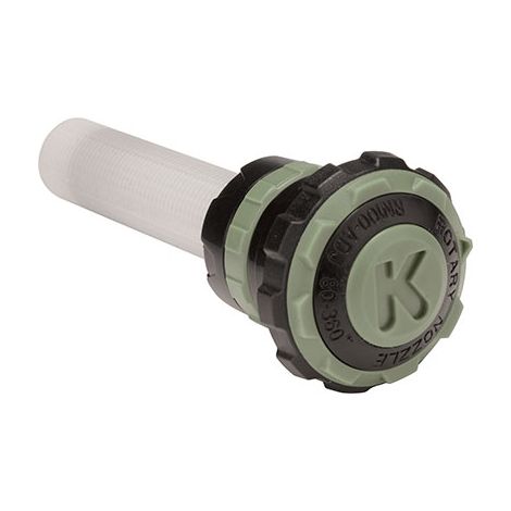 TESTINA IRRIGATORE POPUP STATICO ROTARY KRAIN  VERDE OLIVA STRISCIA SX MT 4,6X1,22