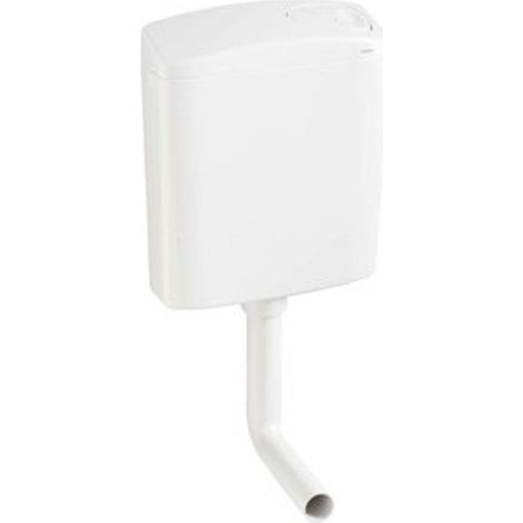 Wisa 336 réservoir suspendu bas dualflux 3/6 litres blanc