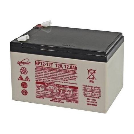 EnerSys Genesis NP12-12 Batteria al piombo 12 V 12 Ah Piombo-AGM (L x A x P) 151 x 100 x 98 mm Spina piatta 6,35 mm