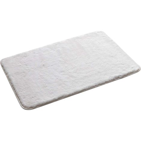 Sapho Accessori bagno Gedy - Tappeto da bagno 50x80 cm, con antiscivolo, bianco 96FY508002 (1/5)