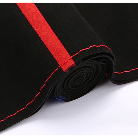 Housse de volant antidérapante en simili cuir velours, résistante à l'usure et couture main (1/5)