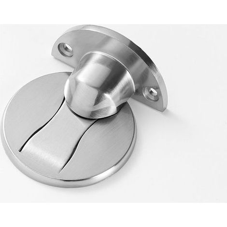 Butée Porte Magnétique,Butée Porte Support Loquet Butoir Porte Métal,304 Acier Inoxydable Résistant(5pcs,acier brossé) (1/5)