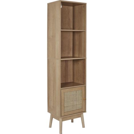 Colonne 1 Porte en Bois "Bali" 160cm Marron (1/3)