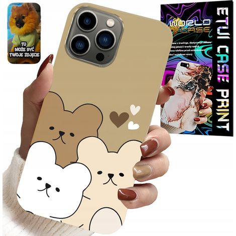 Hülle für iPhone 13 Pro – Teddybär, Teddybärmuster für die jüngsten Kinder (1/5)