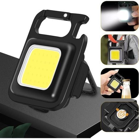 Flashlight - Portable - Rechargeable - 800lm LED - 4 Modes - Multicolor (1/4)