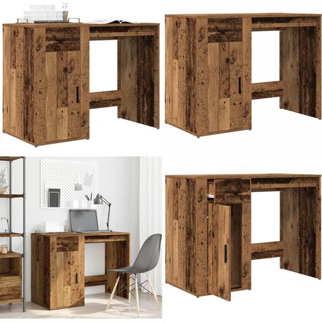 vidaXL Schreibtisch Altholz-Optik 100x49x75 cm Holzwerkstoff (1/5)