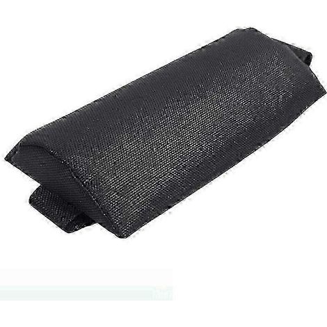 Appui-tête noir réglable, compatible avec les fauteuils inclinables, offre un soutien pour la nuque et les lombaires, taille universelle. (1/5)