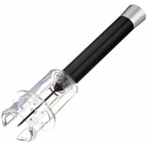 BUNTHAUS Tire Bouchon, Un Tire-Bouchon à Pression d\\'air Cork Pops Out Ouvre Bouteille Décapsuleur Ouvre Bouteille Vin Outils, Vin Accessoire (Noir) (1/4)
