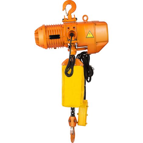 Mophorn – Palan électrique à chaîne 2200 lb – Hauteur de levage 13 pi – Vitesse 11 pi/min – Monophasé 230 V – Chaîne G80 en manganèse