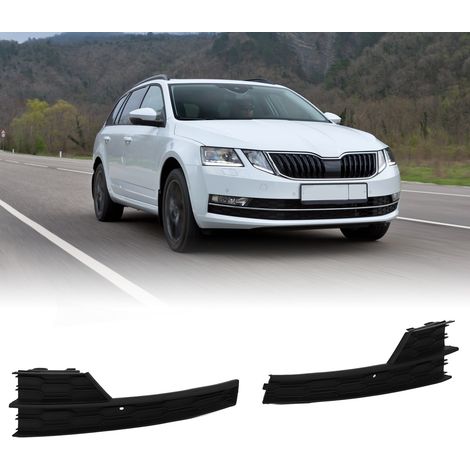 (T06) Nebelscheinwerfergitter, links und rechts, Paar 5E0807681F 5E0807682F, passend für SKODA OCTAVIA 5E Facelift 2017-2019. (1/5)