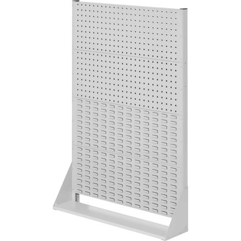 Kappes ®RasterPlan Stellwände einseitig Größe 4 - 2x Lochplatten 2x Schlitzplatten Lichtgrau RAL 7035
