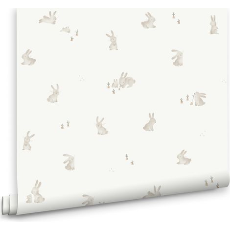 Little Dutch Vliestapet Baby Bunny 10mx52cm (1/5)