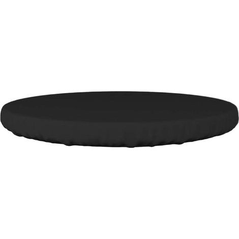 Nappe ronde, housse de protection pour mobilier de jardin, tissu Oxford imperméable, 124 cm, argent (1/5)