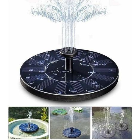 Solar Fountain, Solar Water Pump Without Battery or Power Station for Pond/Pool/Garden Decoration (1/4)