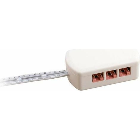Câble distributeur LED CCT 3 voies avec fil électrique (3 fils) 0,5m Connecteur Rapide
