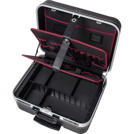Kraftwerk – Mallette de rangement ABS 490x410x265mm – À roulettes avec poignée télescopique – Protection optimale contre chocs – Pour outils personnalisés (1/4)
