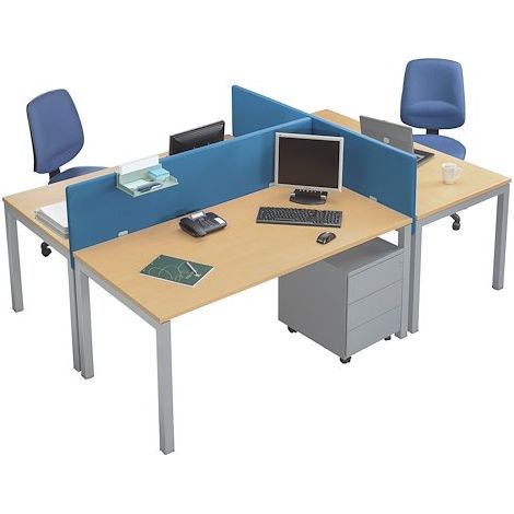 Panneaux écrans acoustiques L 160 cm bleu (1/5)