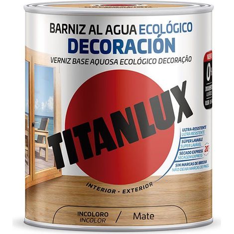 Ökologischer farbloser matter Dekorationslack auf Wasserbasis 750ml titanlux m22100034