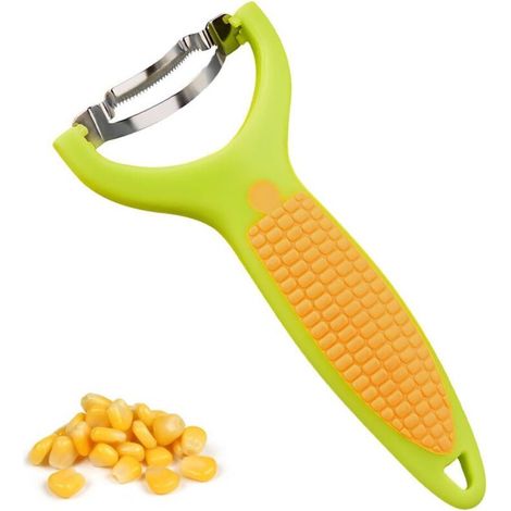 Batteuse à maïs, grattoir à maïs tranchant, batteuse à maïs en acier inoxydable pour couper le maïs cuit et le maïs frais en épi.