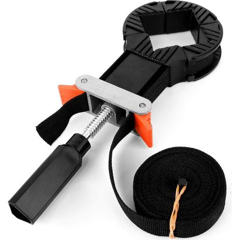 Pince d'Angle Réglable, Pince Coin Réglable à 4 Mâchoires Multi-Fonctions Pince de Sangle de Bande Presses à Sangles pour Cadre Photo et Tiroir en Bois (1/5)