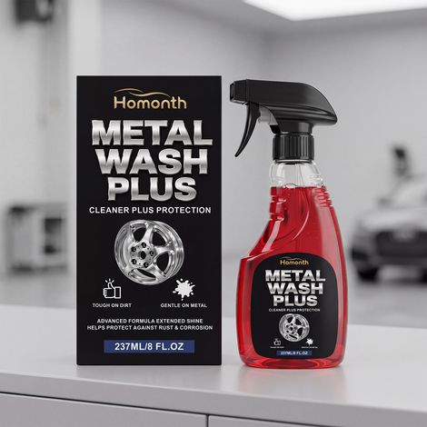Extra starker Metallreiniger für Felgenoberflächen, schonende Reinigung von Metallic-Lack, Rostentfernungsspray für Autos – 237 ml -- DE (1/5)