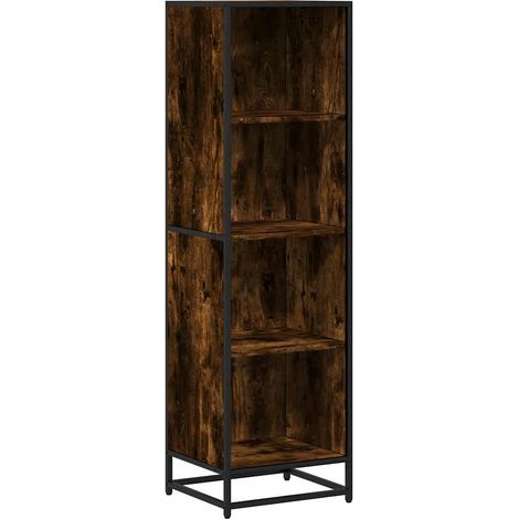 Maison Exclusive - Bücherregal Räuchereiche 40x35x139 cm Holzwerk (1/5)