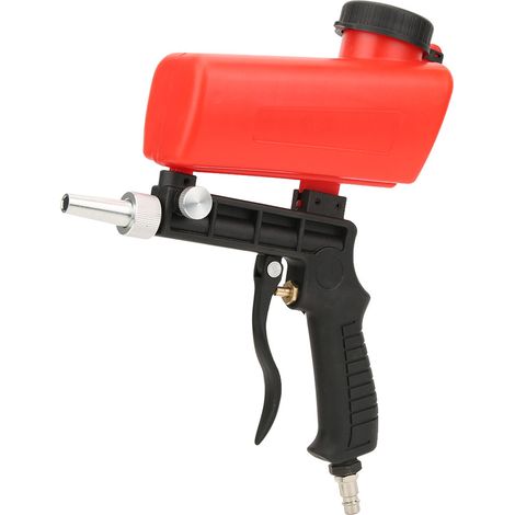 Mini pistolet de sablage pneumatique à gravité portable avec entrée d'air de 6,35 mm (1/4 po) (1/5)